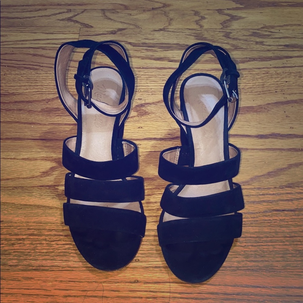 Madewell triple straps sandals size 6